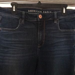 Ladies American eagle, size 14 long, hi rise jegging